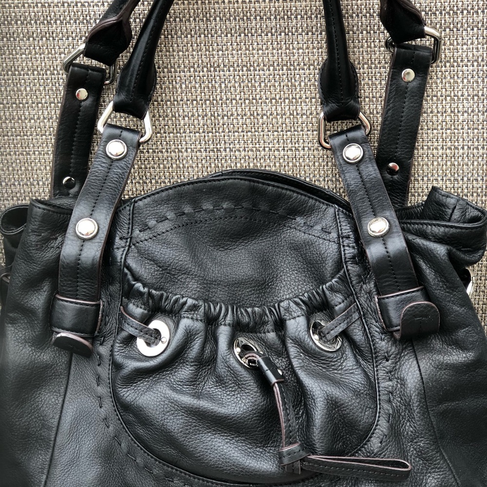 B. Makowski SOFT LEATHER shoulder bag Magnetic